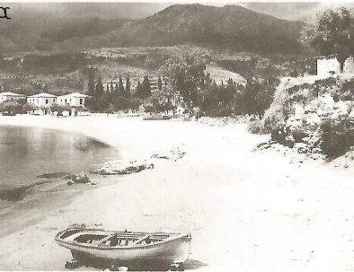 stoupa beach 1950's old picture